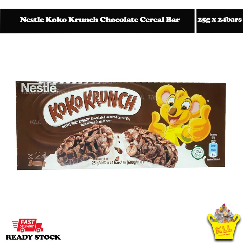 Nestle Koko Krunch Chocolate Cereal Bar 1