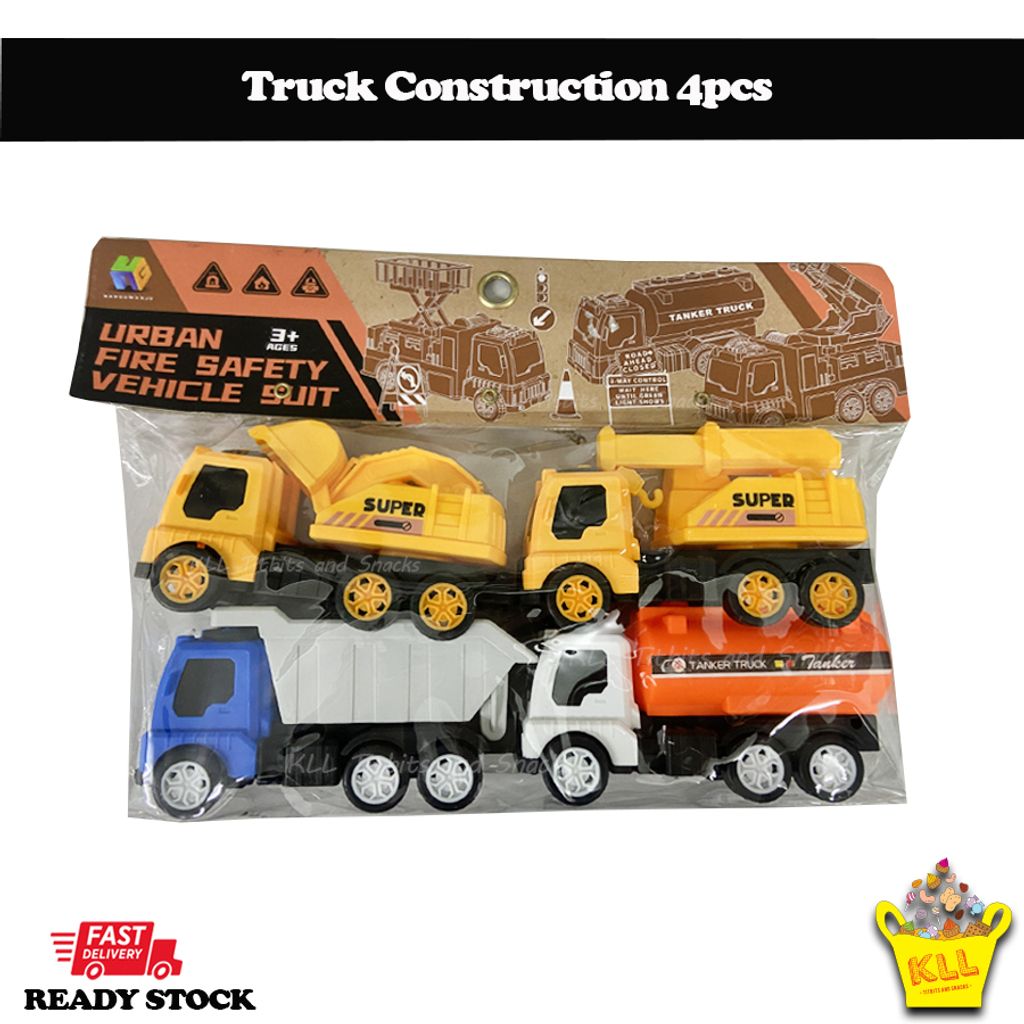 Truck Construction 4pcs
