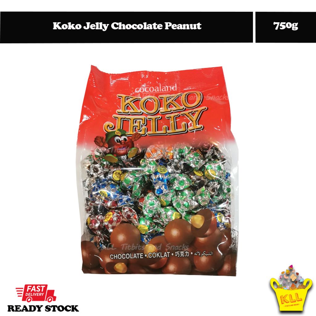 Koko Jelly Chocolate Peanut 750g