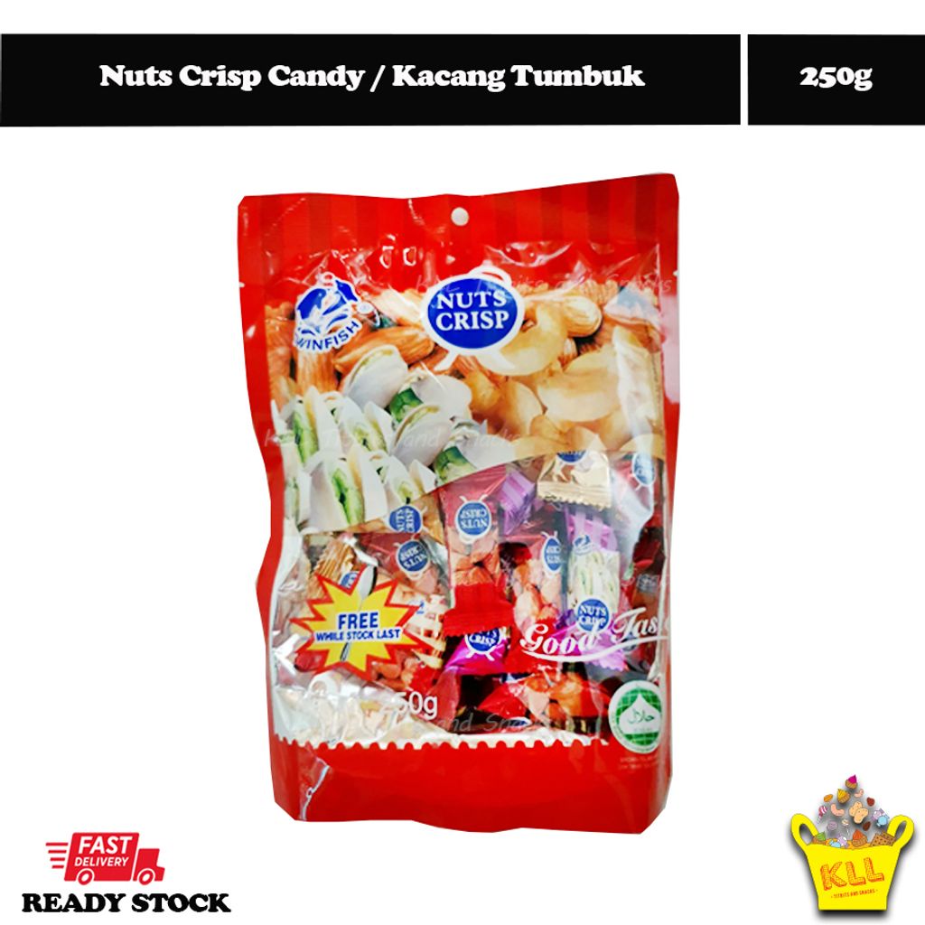 Nuts Crisp Candy Kacang Tumbuk 250g