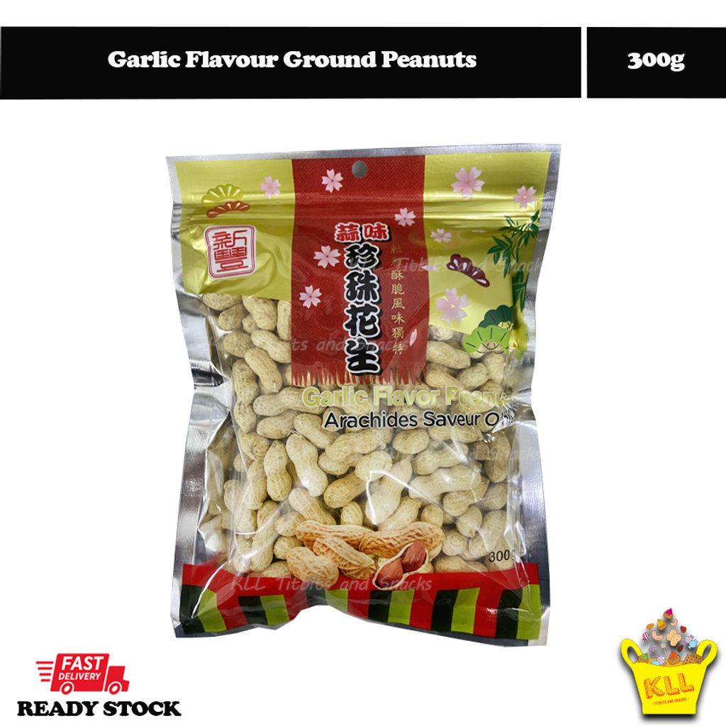 garlic flavour ground peanuts