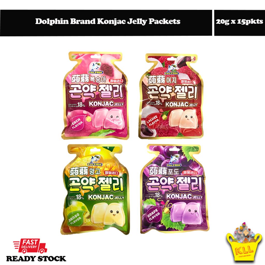 Dolphin Brand Konjac Jelly Packets