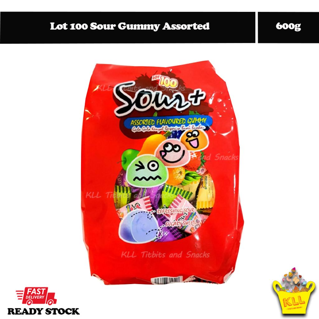 Lot 100 Sour Gummy Assorted