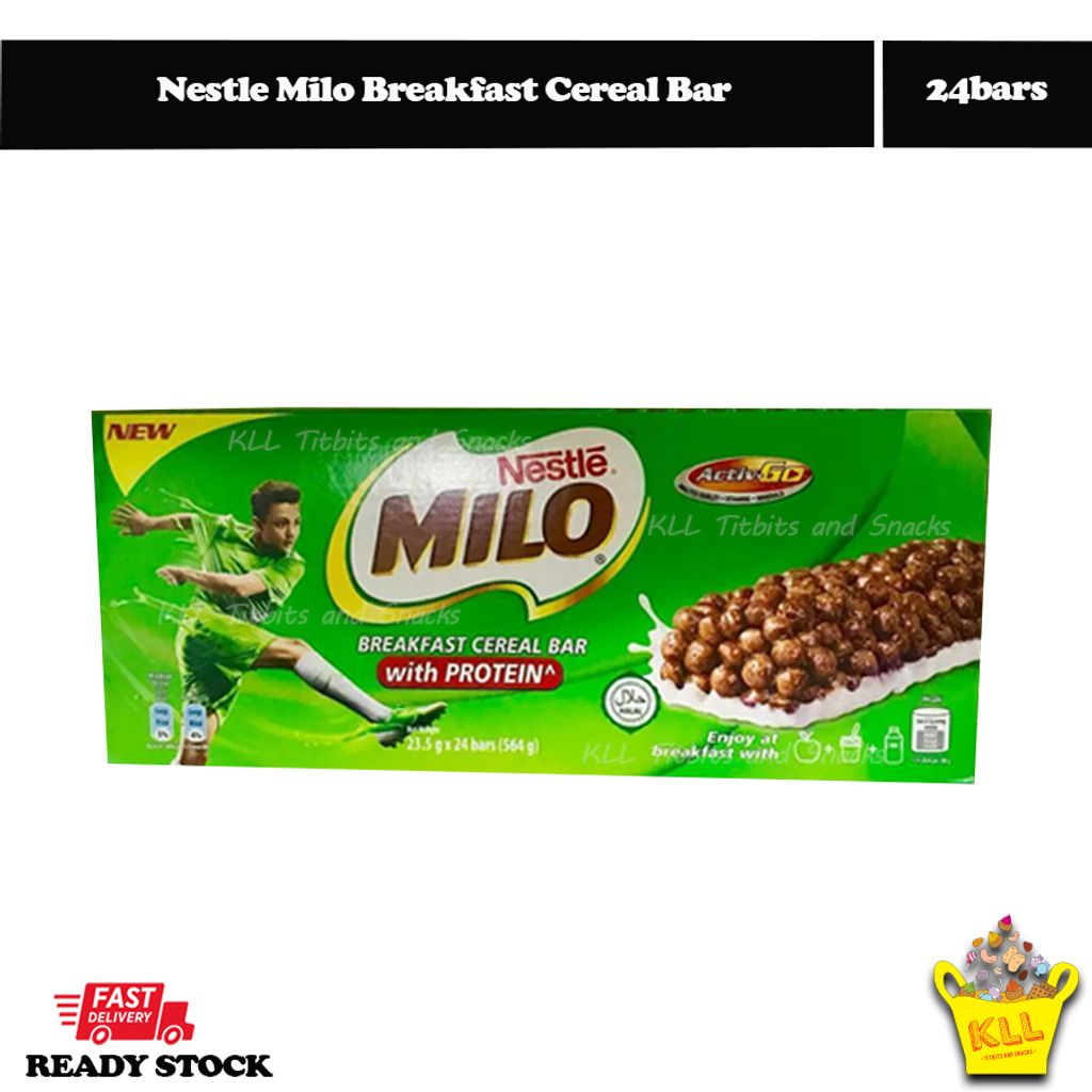 Nestle Milo Breakfast Cereal Bar 1