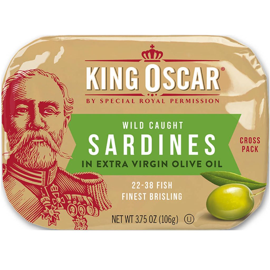 奧斯卡國王橄欖油迷你沙丁魚(金袋) AD