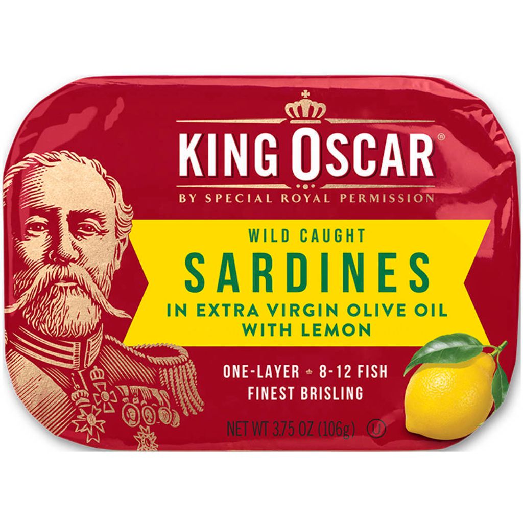 奧斯卡國王橄欖油沙丁魚(檸檬風味) AD