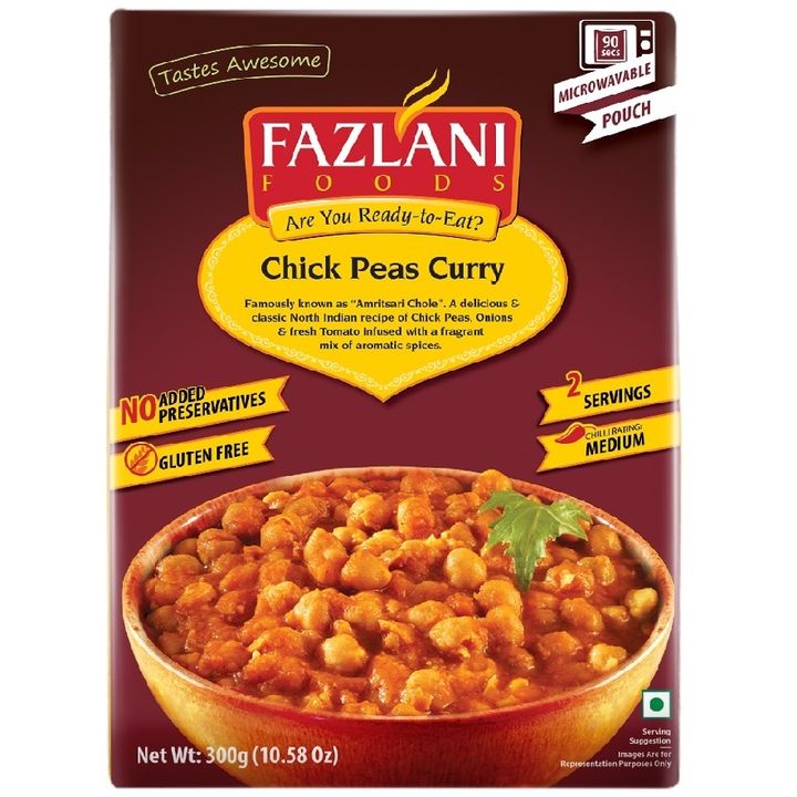 印度鷹嘴豆咖喱風味即食包 01
