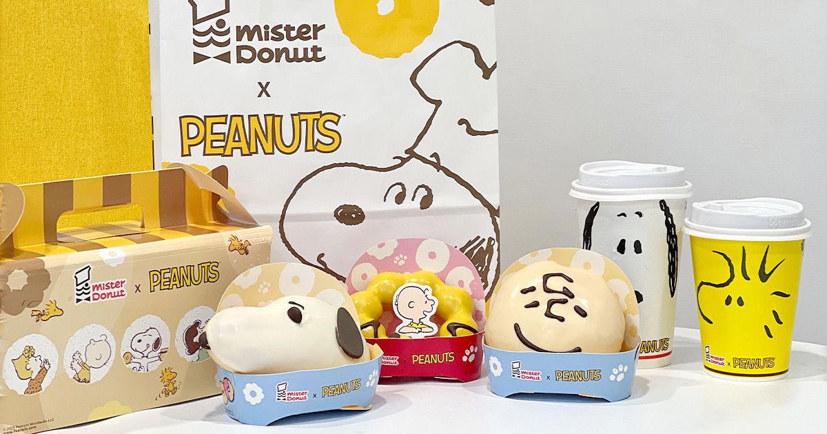 Snoopy 75週年 × Mister Donut:2025 初夏最萌的聯名甜點來啦!