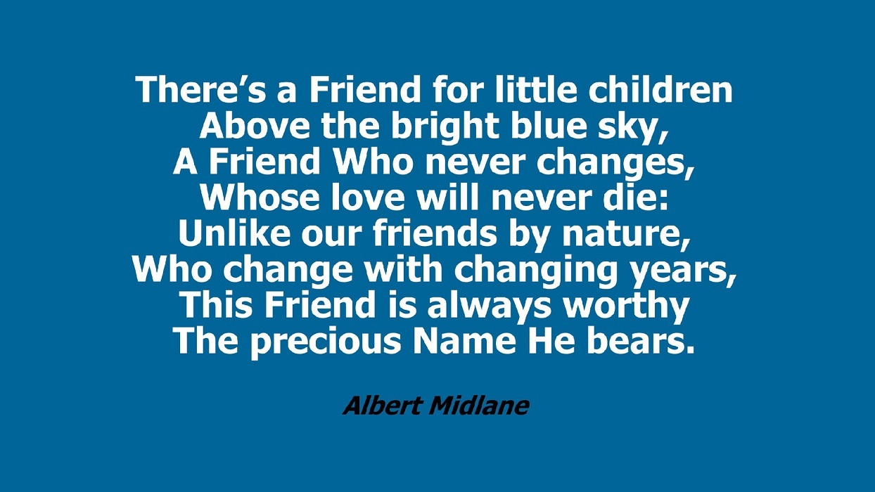 Theres a friend for Little Children