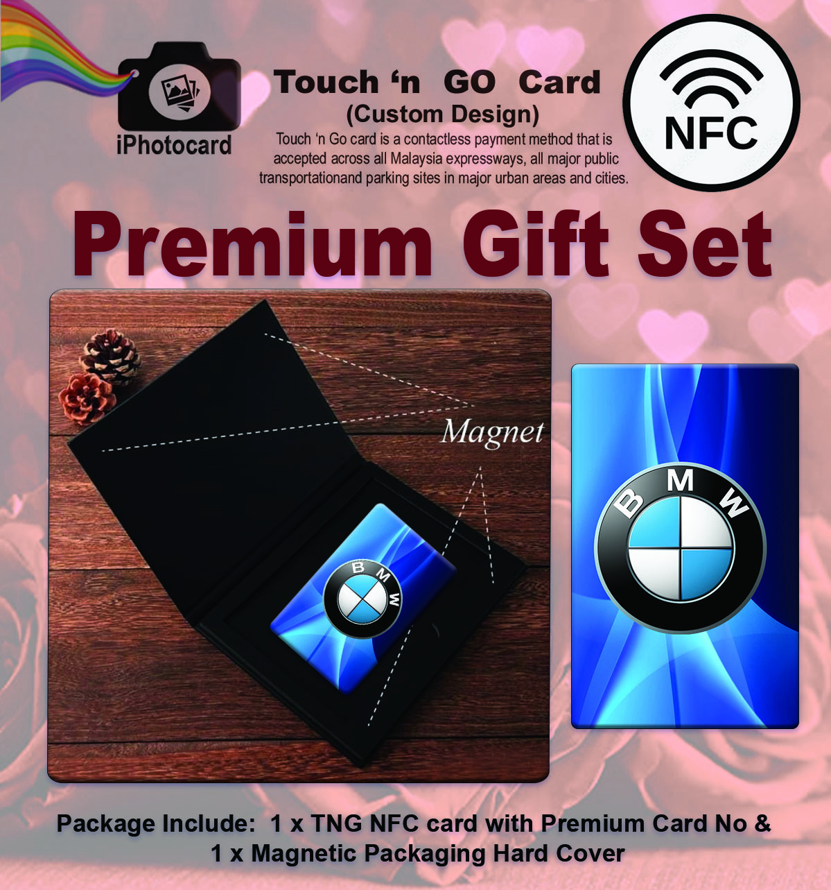 PREMIUM GIFT SET COVER BMW