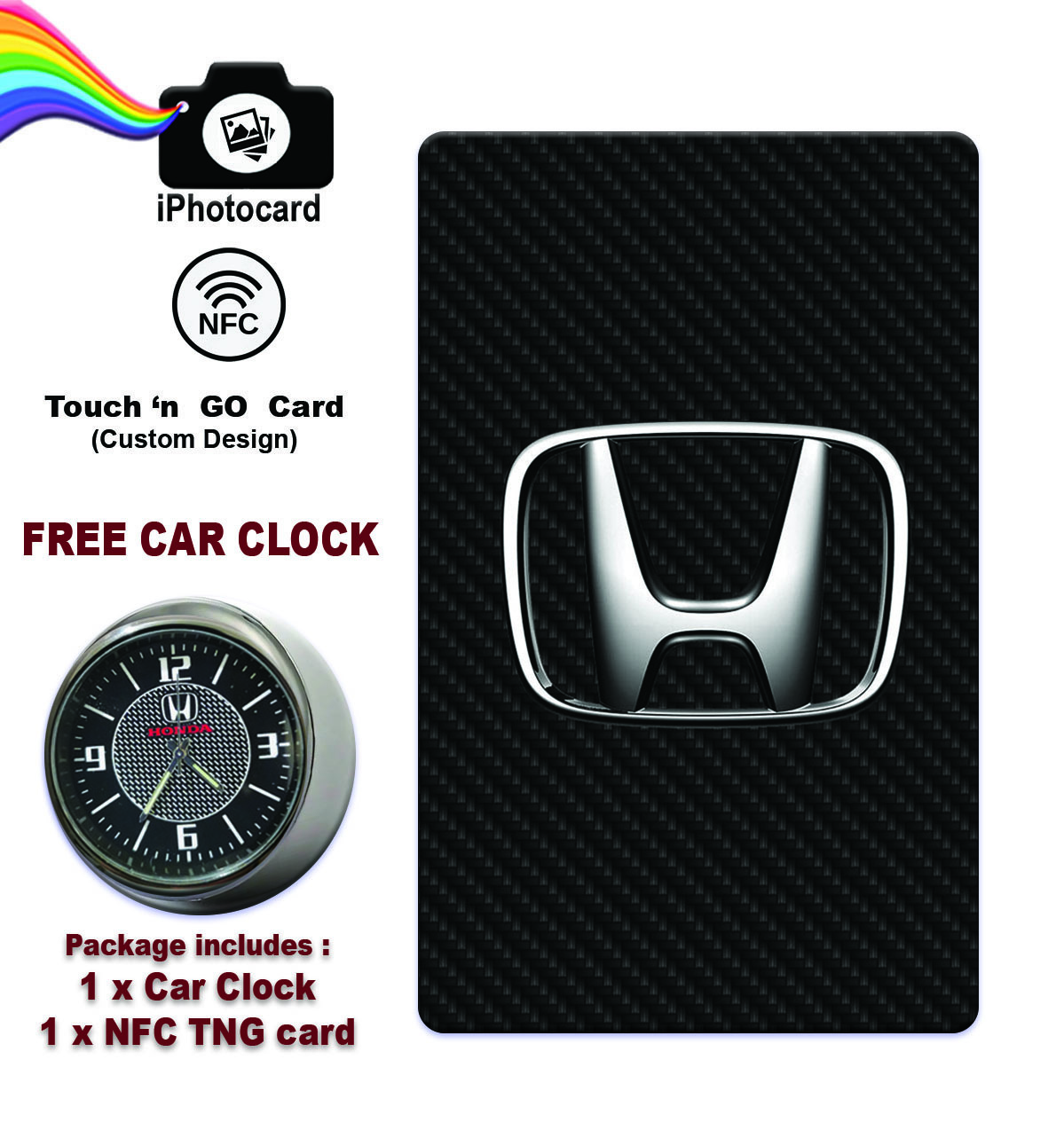 FREE CAR CLOCK SET - HONDA