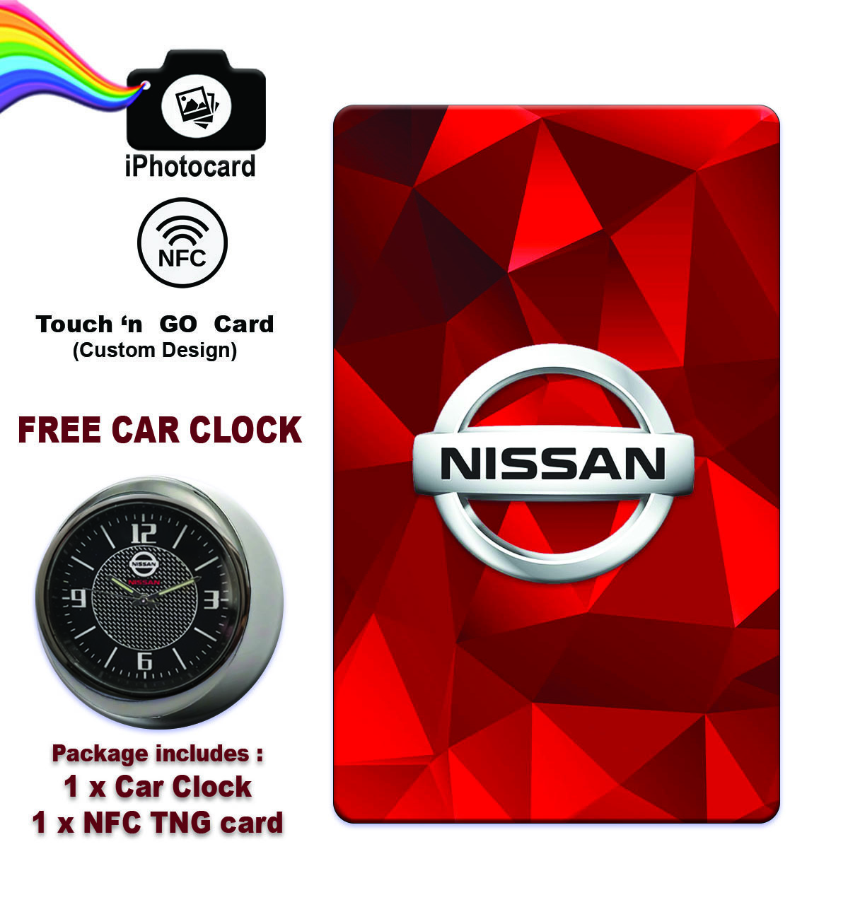 FREE CAR CLOCK SET - NISSAN