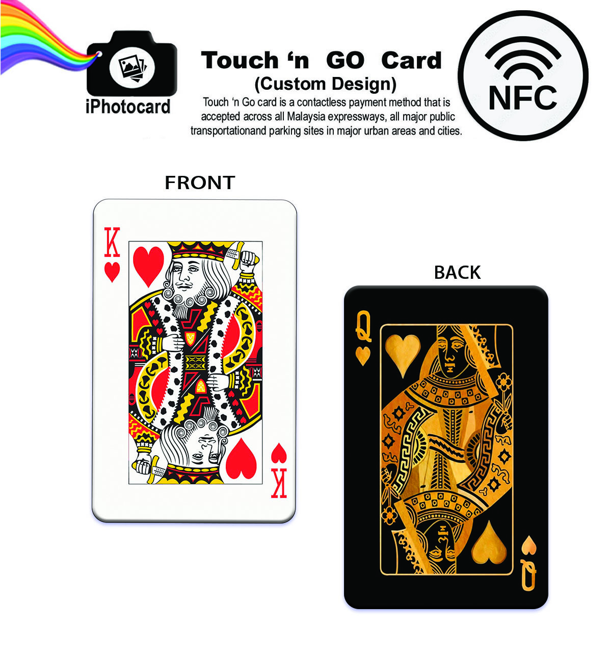 KING WHITE + QUEEN BK