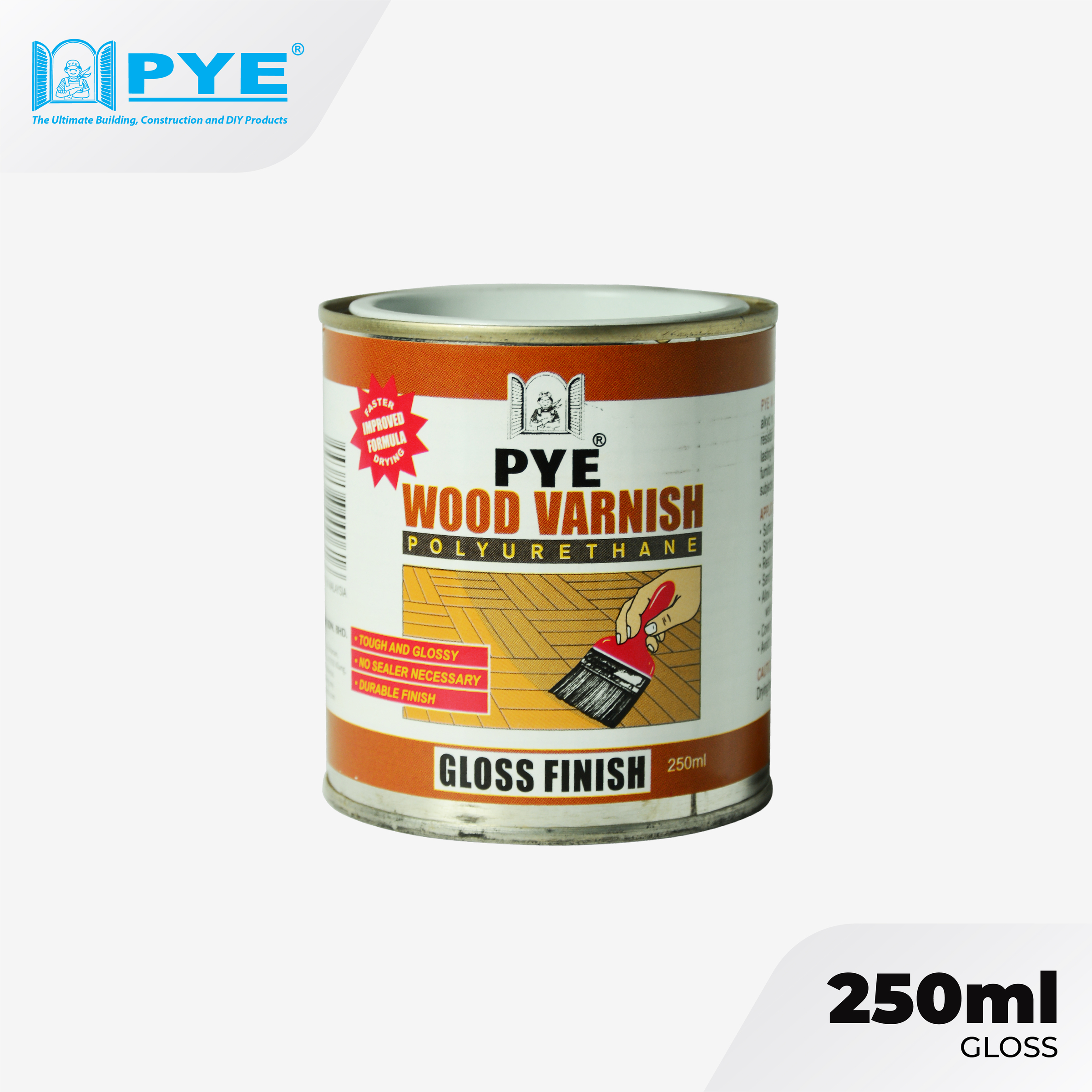PYE Wood Varnish Gloss - 250ml