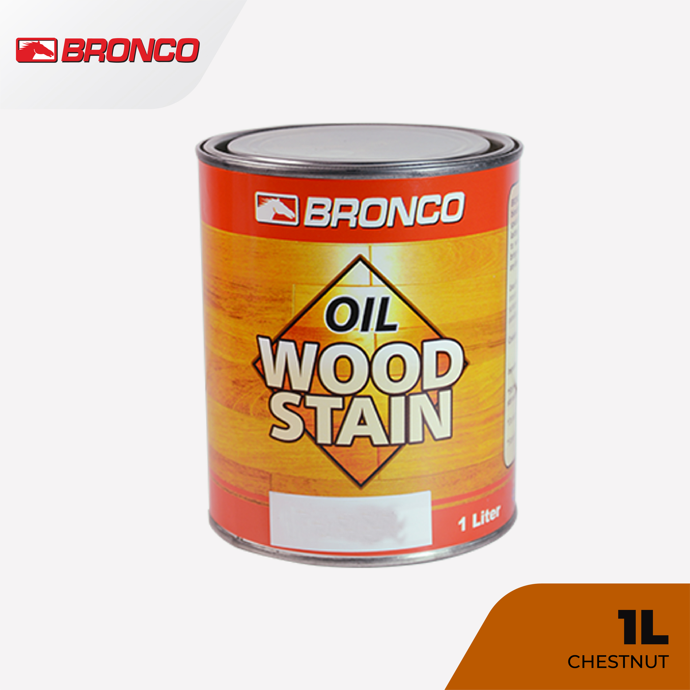 Bronco Oil Wood Stain Chestnut - 1L