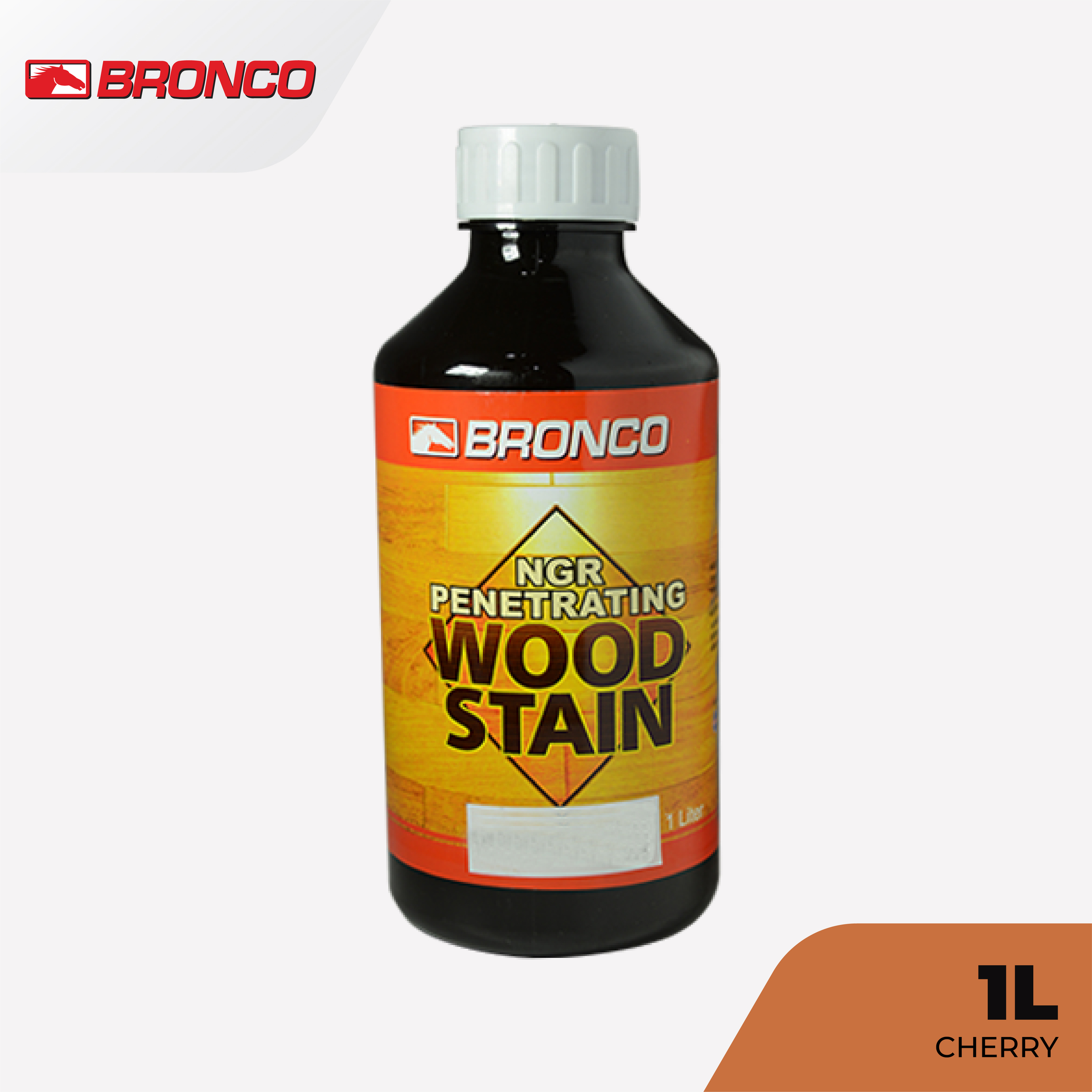 Bronco NGR Penetrating Wood Stain Cherry - 1L