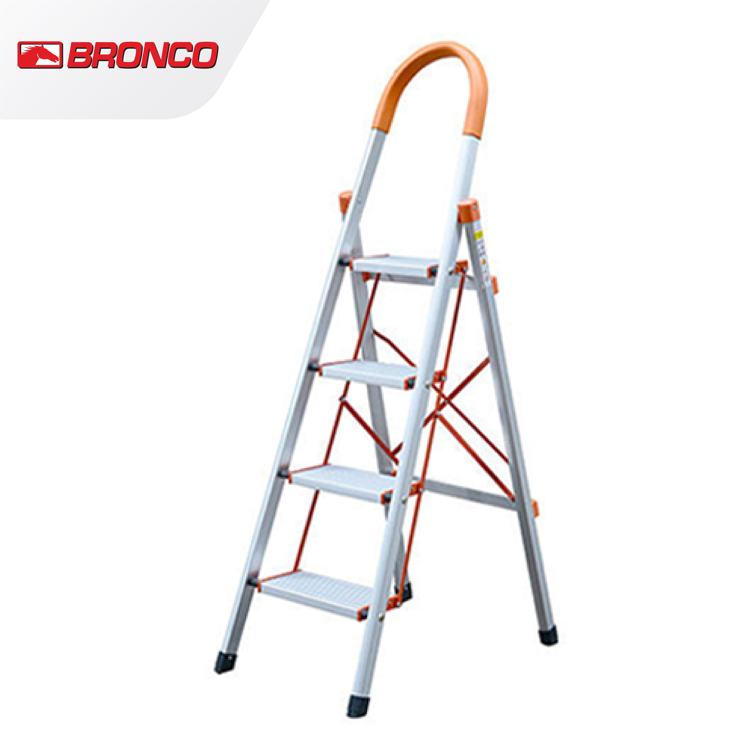 Bronco Premium Aluminum Ladder 4 steps