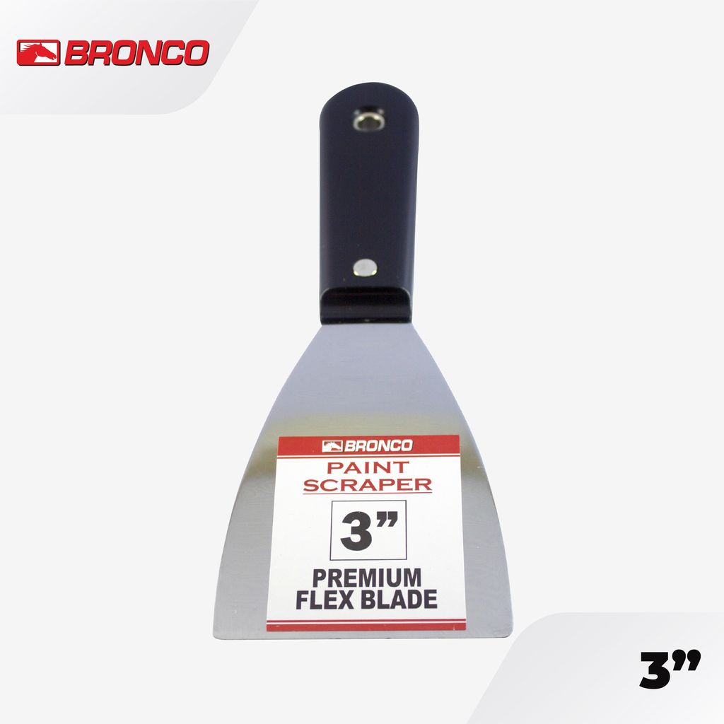 Bronco Paint Scraper With Plastic Handle GIDCI HARDWARE SHOP