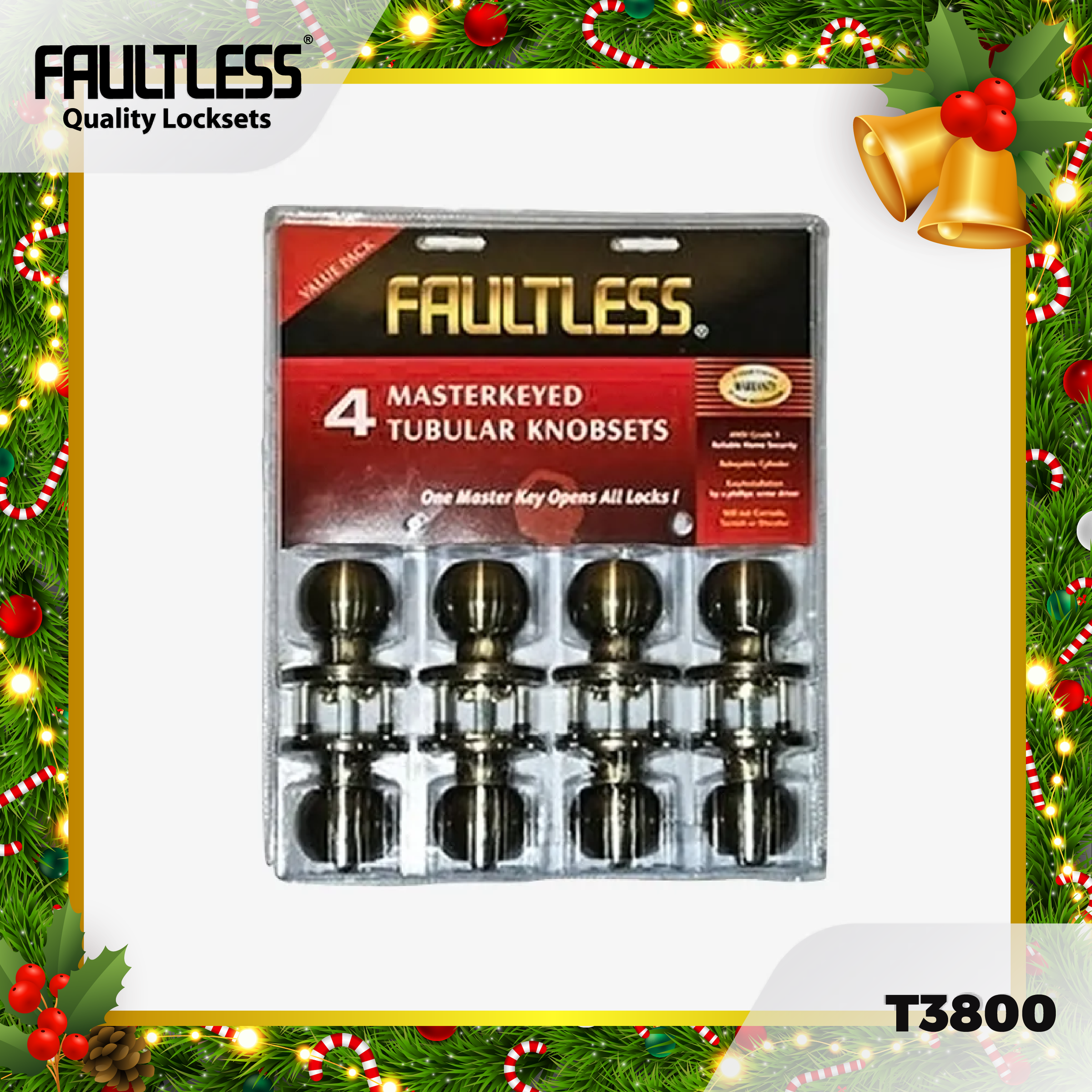 Faultless Knobset T3800-MK4-01