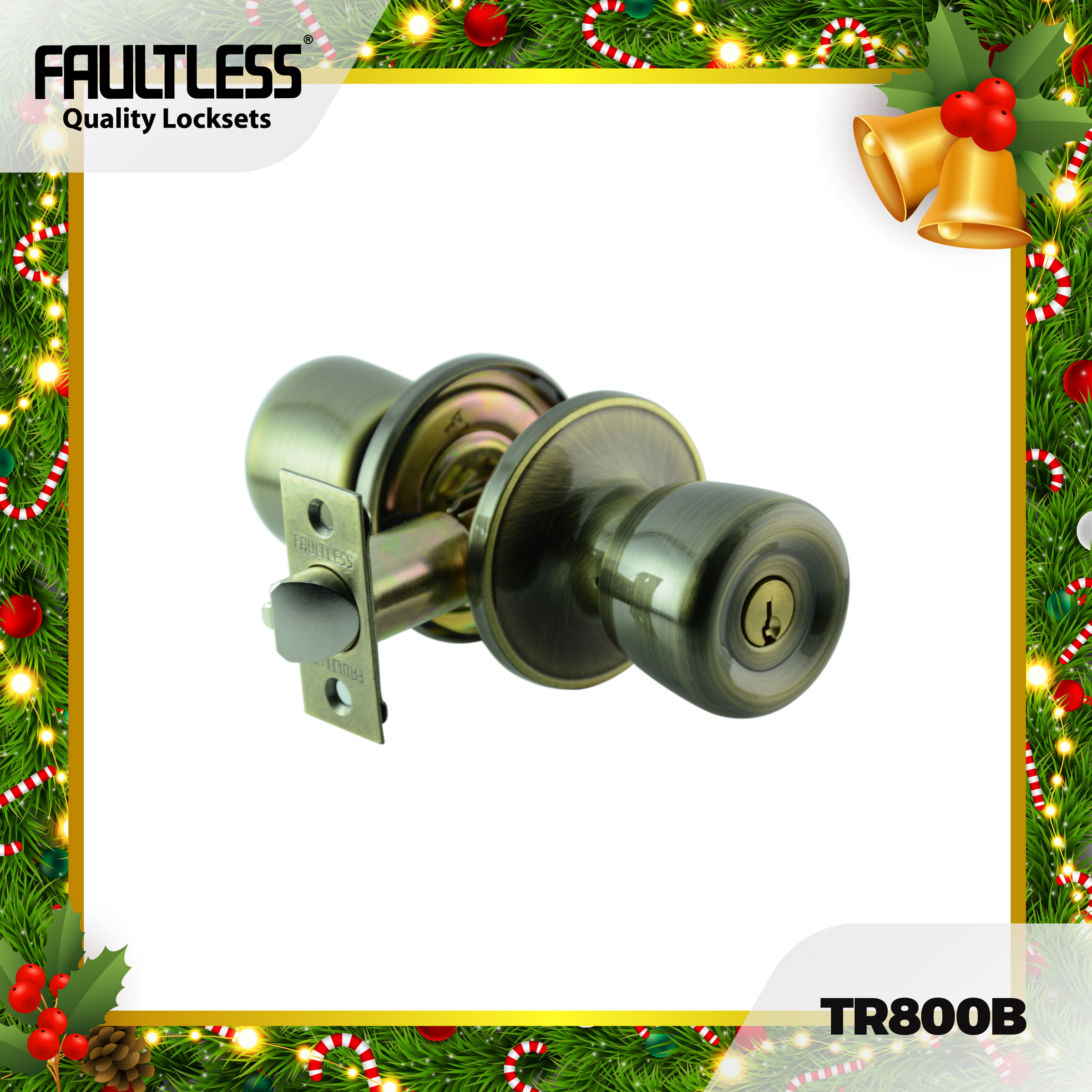 Faultless Tubular Knobset TR800-01