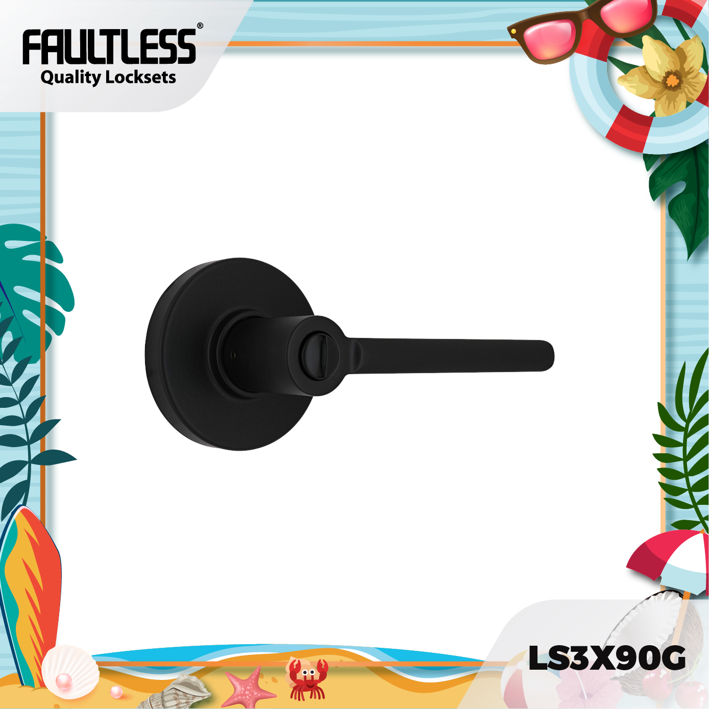 Faultless Leverset LS3X90G_Summer Frame-01