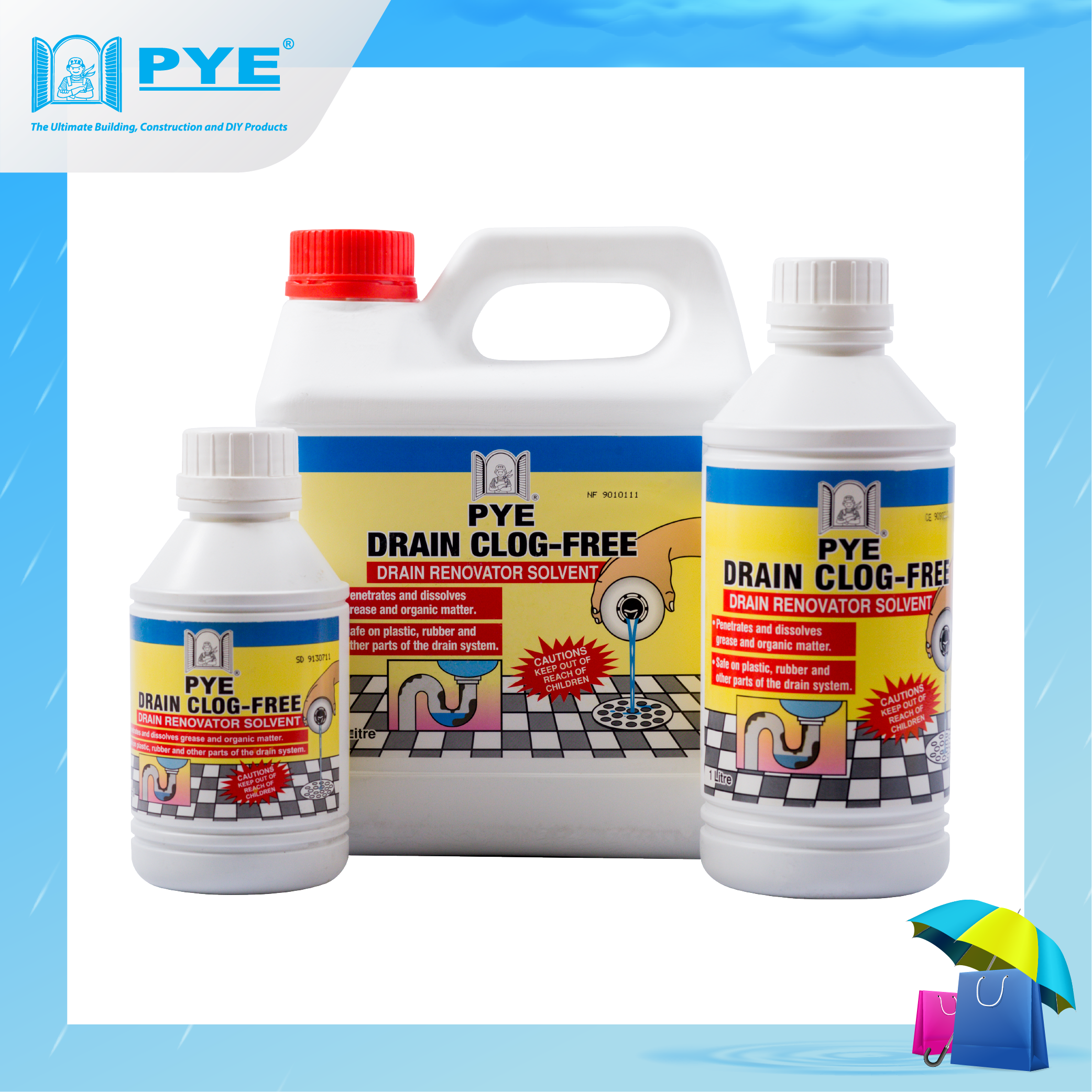 PYE Drain Clog Free Renovator Solvent_Rainy Frame-01