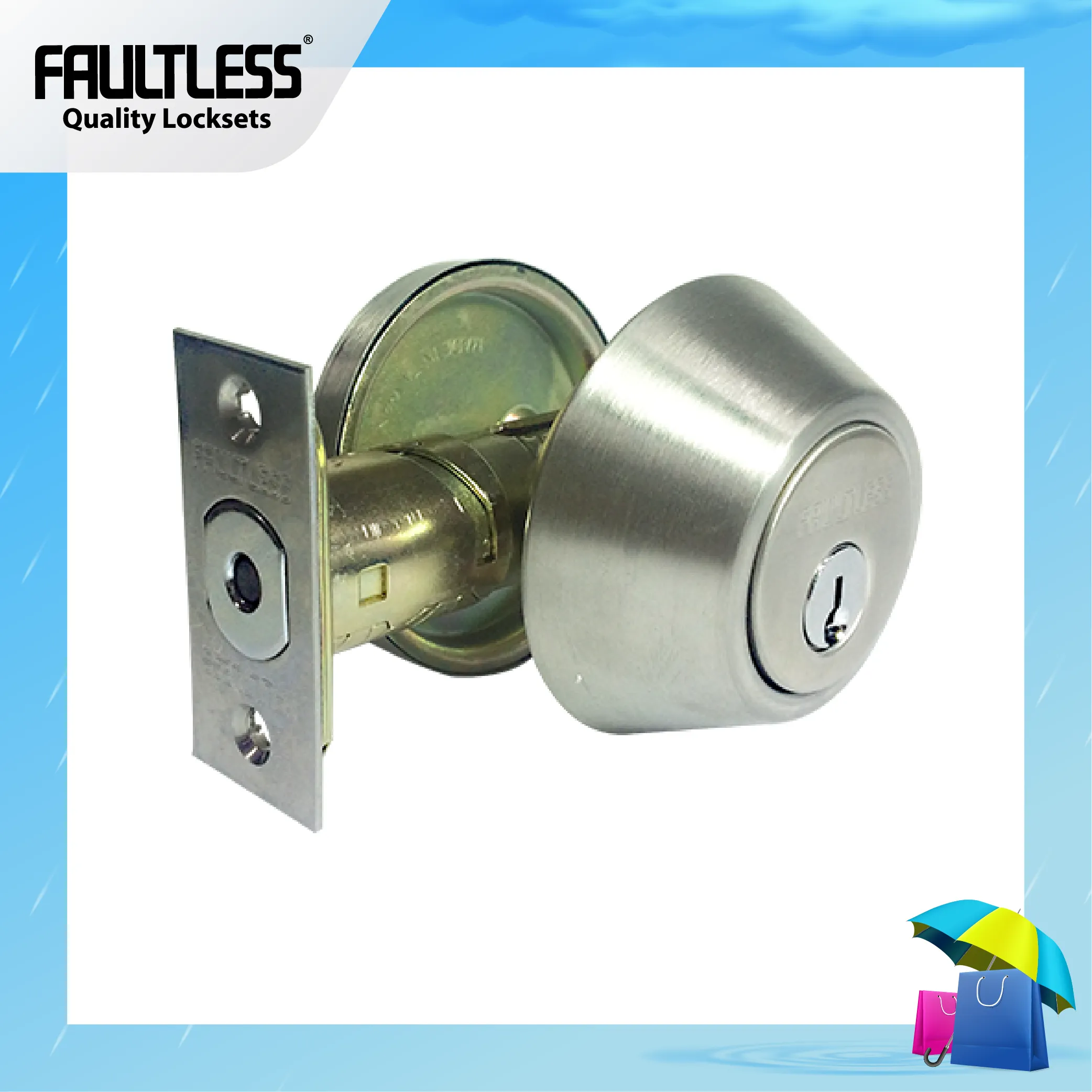 Faultless Deadbolt DD61_Rainy Frame-01
