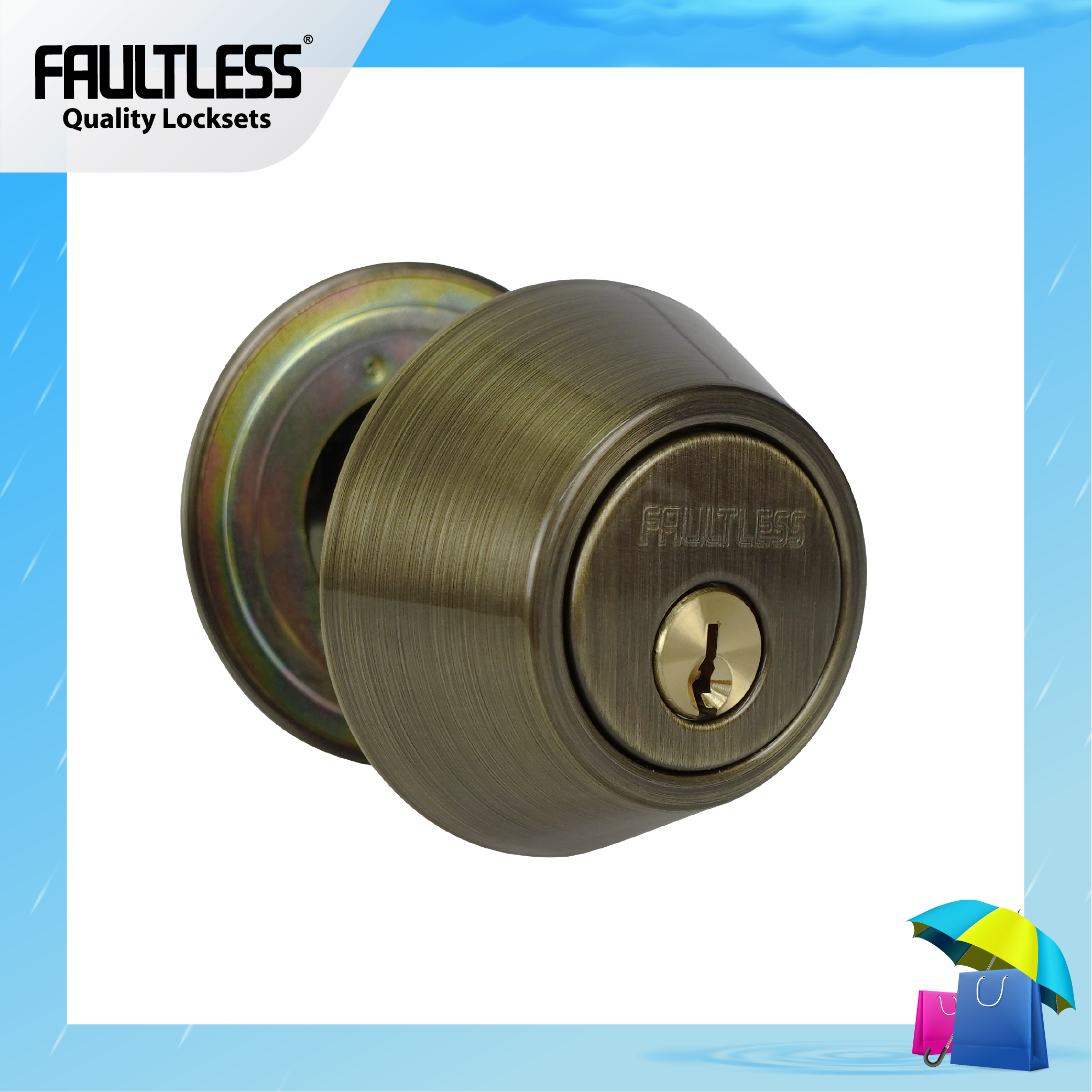 Faultless Deadbolt DD82_Rainy Frame-01