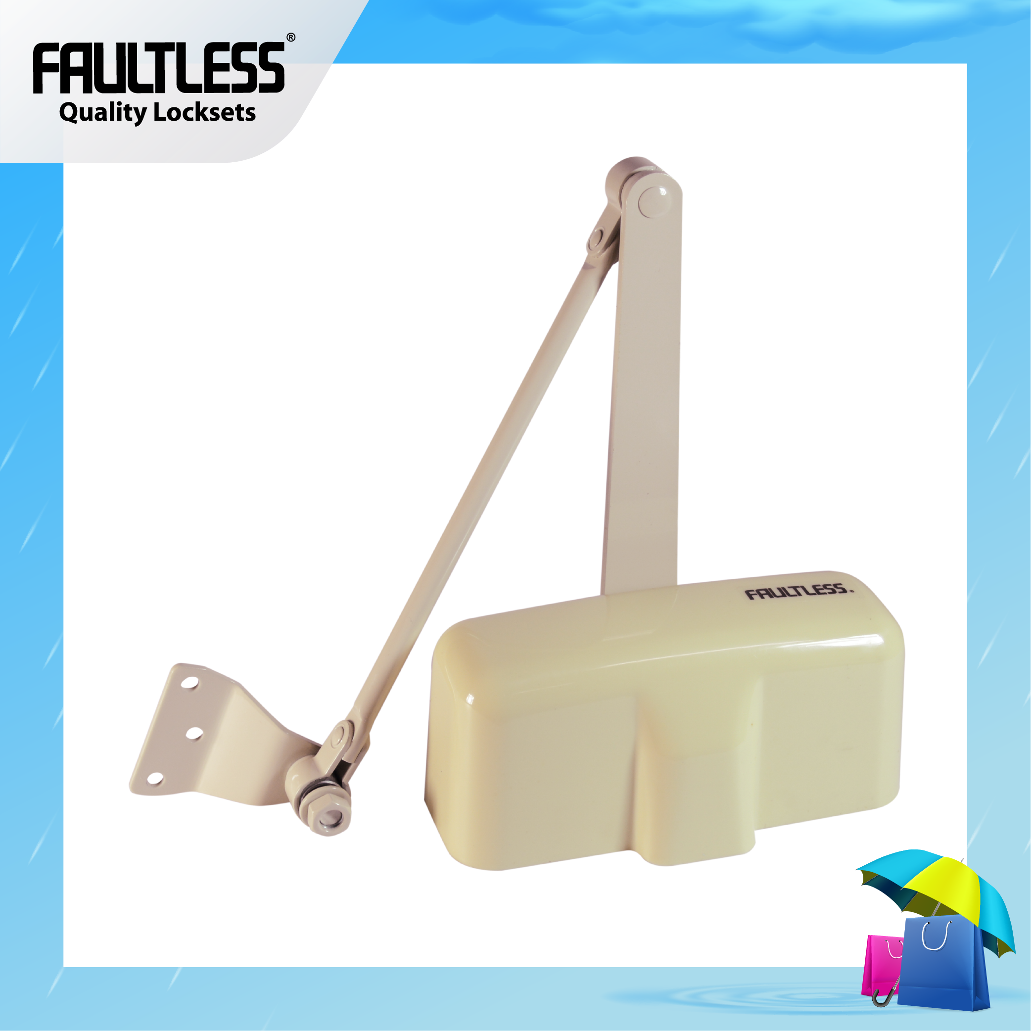 Faultless Door Closer C101_Rainy Frame-01