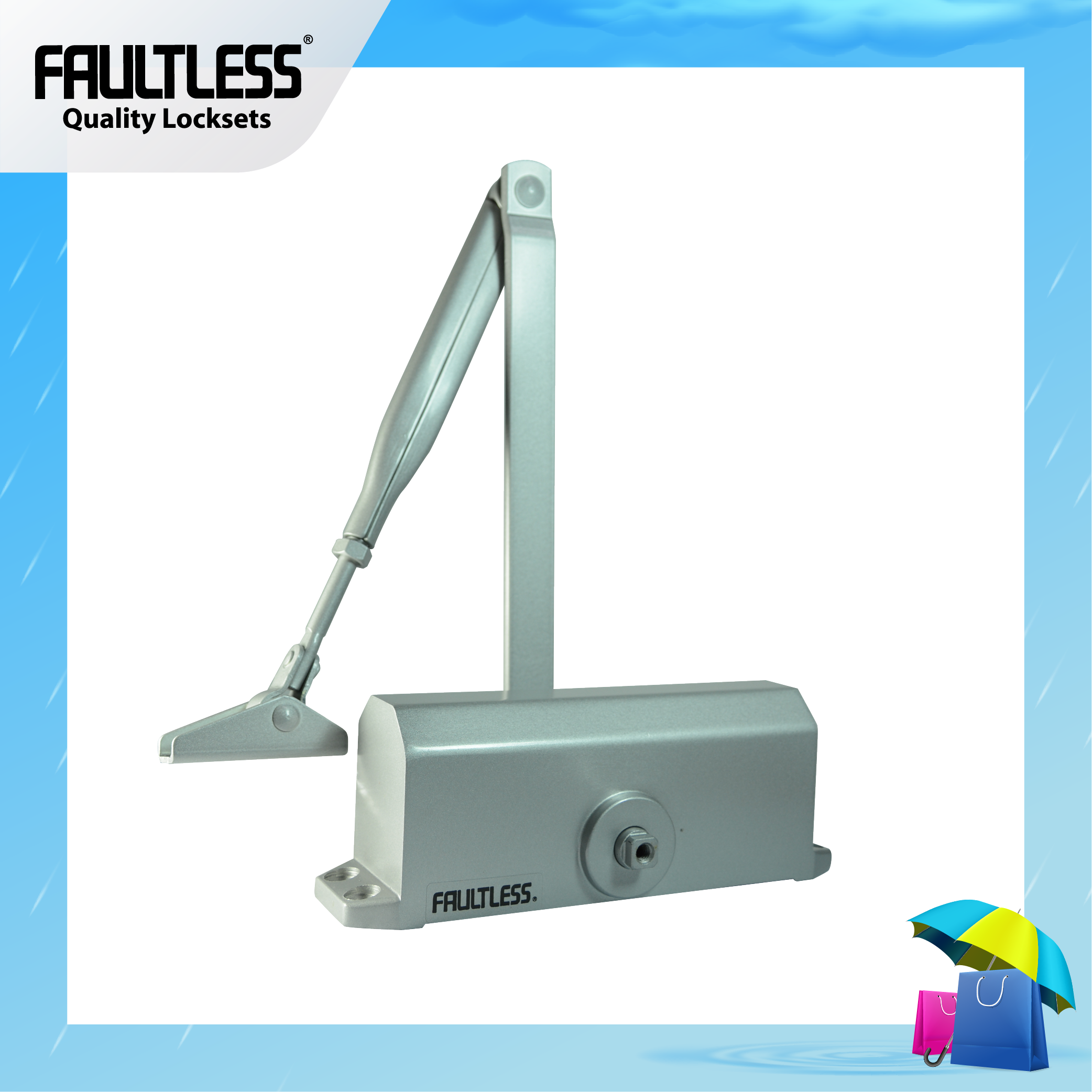 Faultless Door Closer STS773_Rainy Frame-01