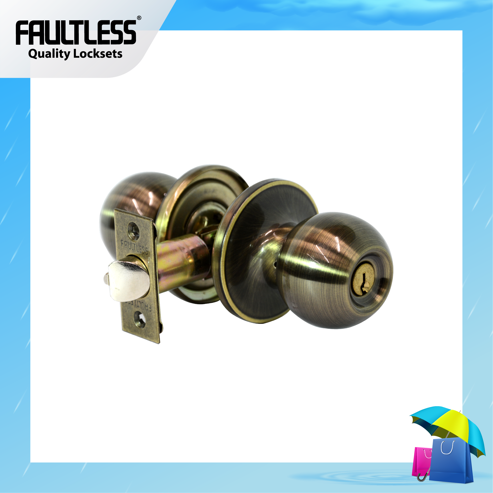 Faultless Knobset T3800 single knobset_Rainy Frame-01