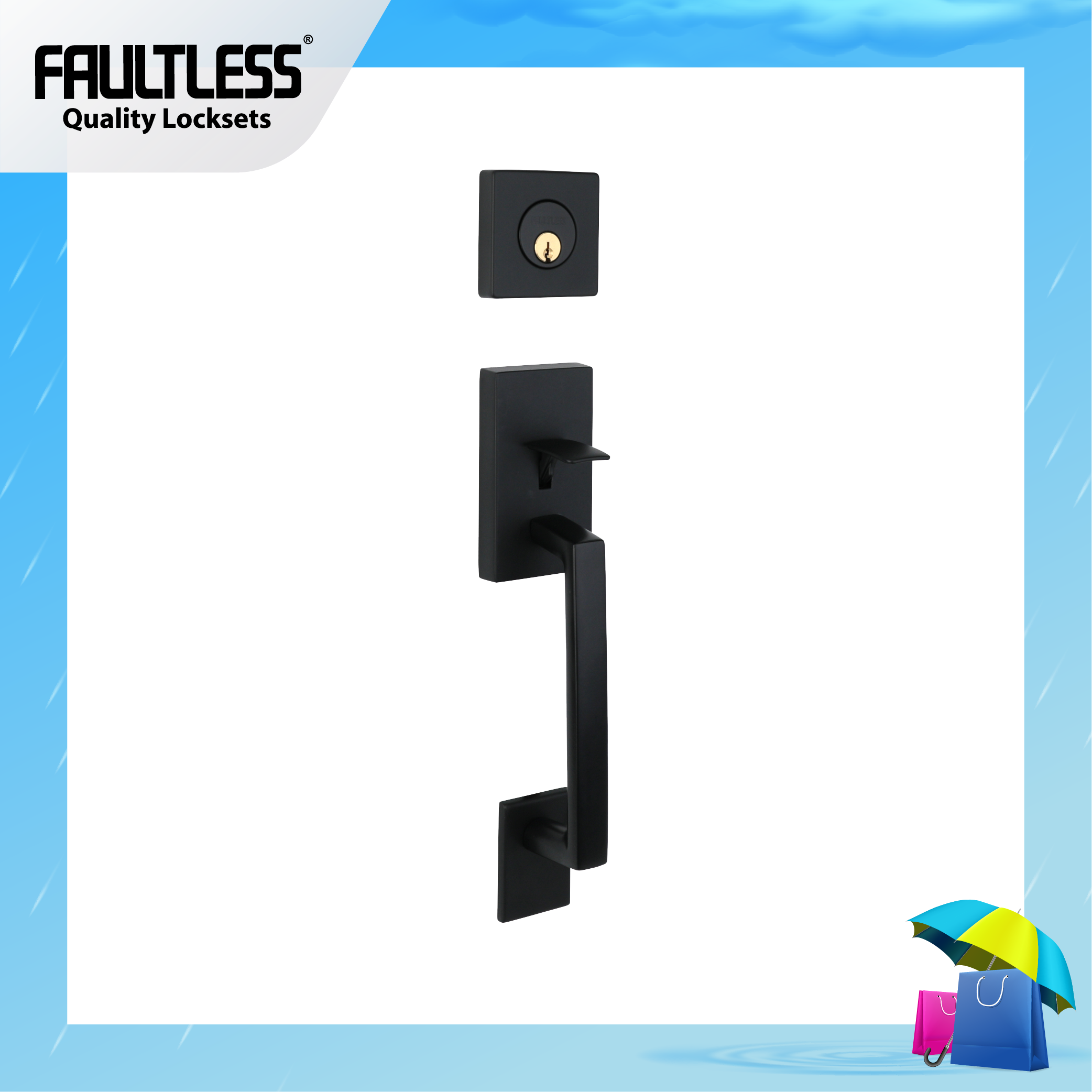 Faultless Handleset S1PX9S11L_Rainy Frame-01