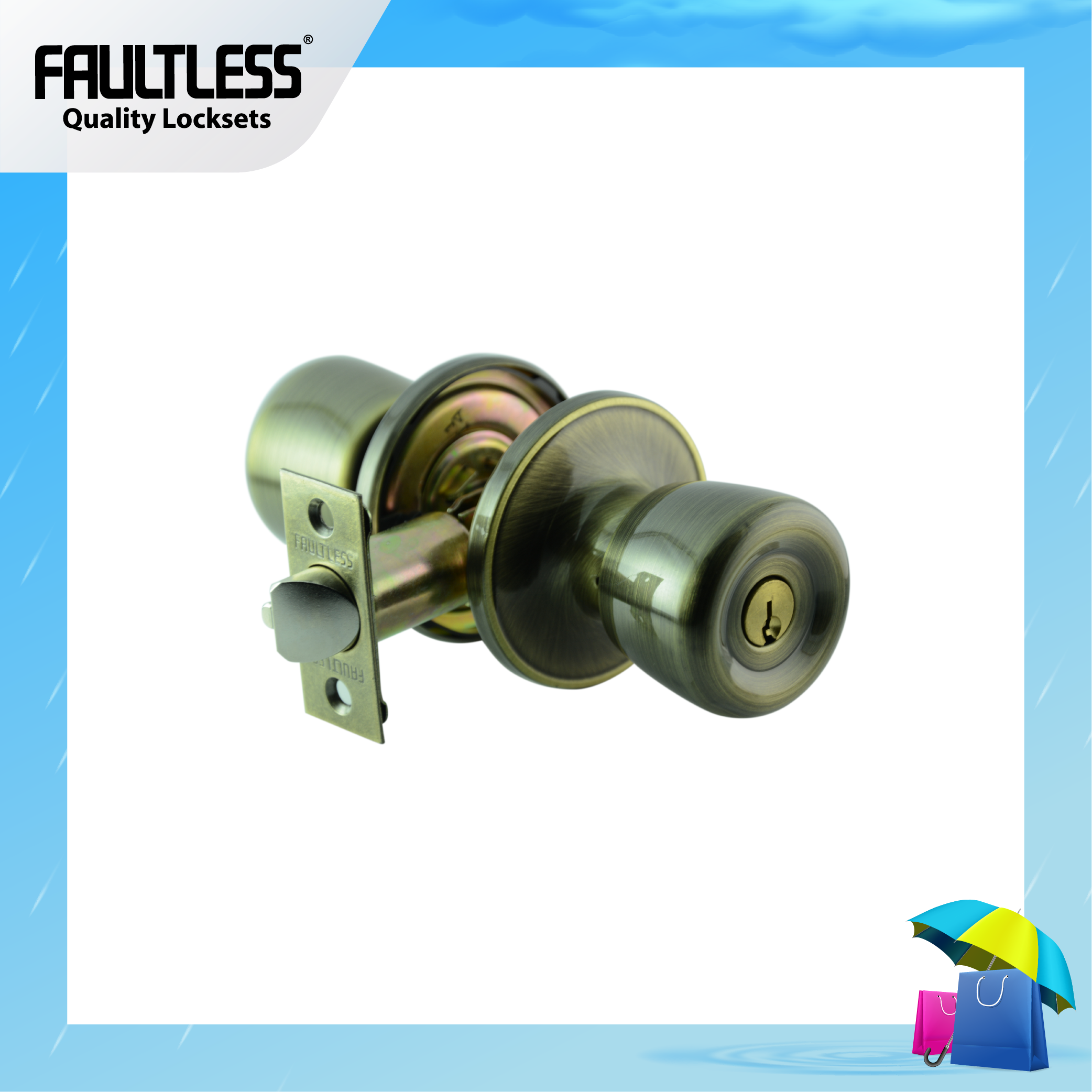 Faultless Tubular Knobset TR800_Rainy Frame-01