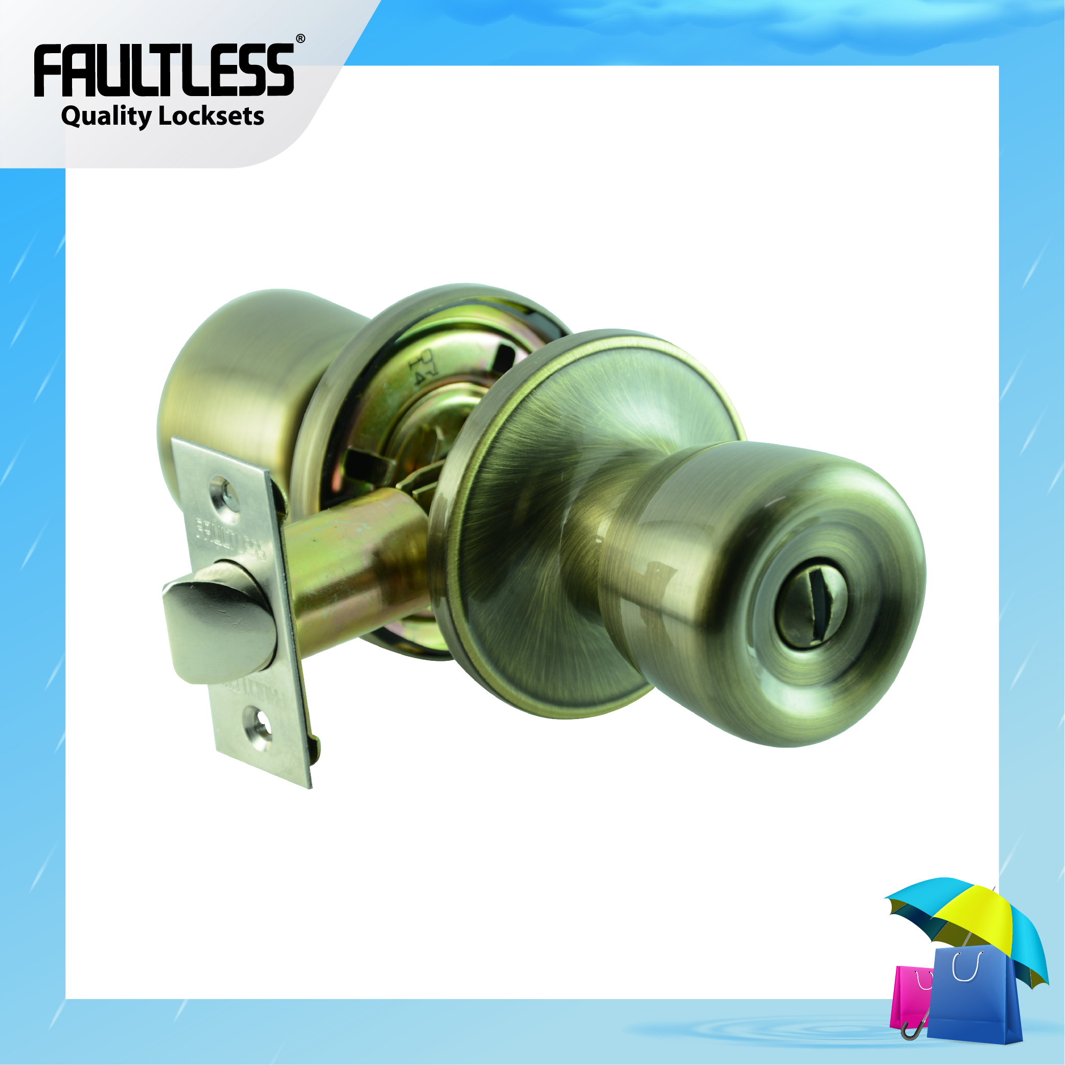 Faultless Tubular Knobset TR810_Rainy Frame-01