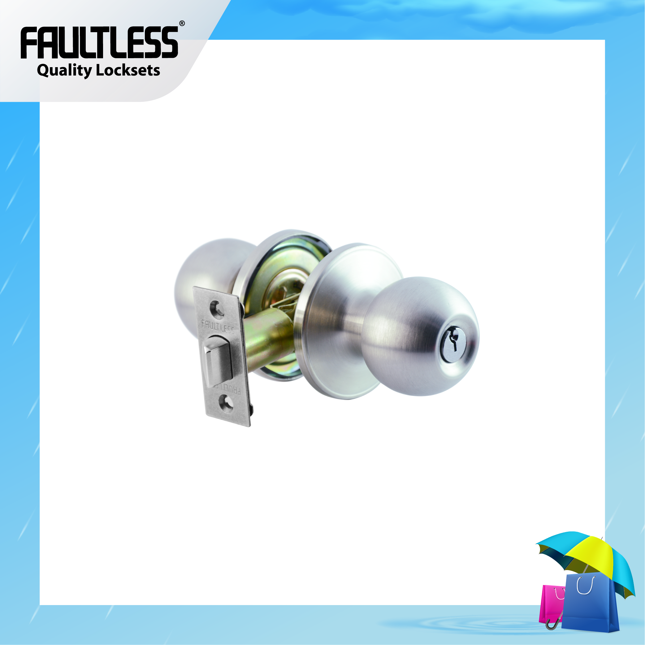 Faultless Knobset Tubular TW600_Rainy Frame-01