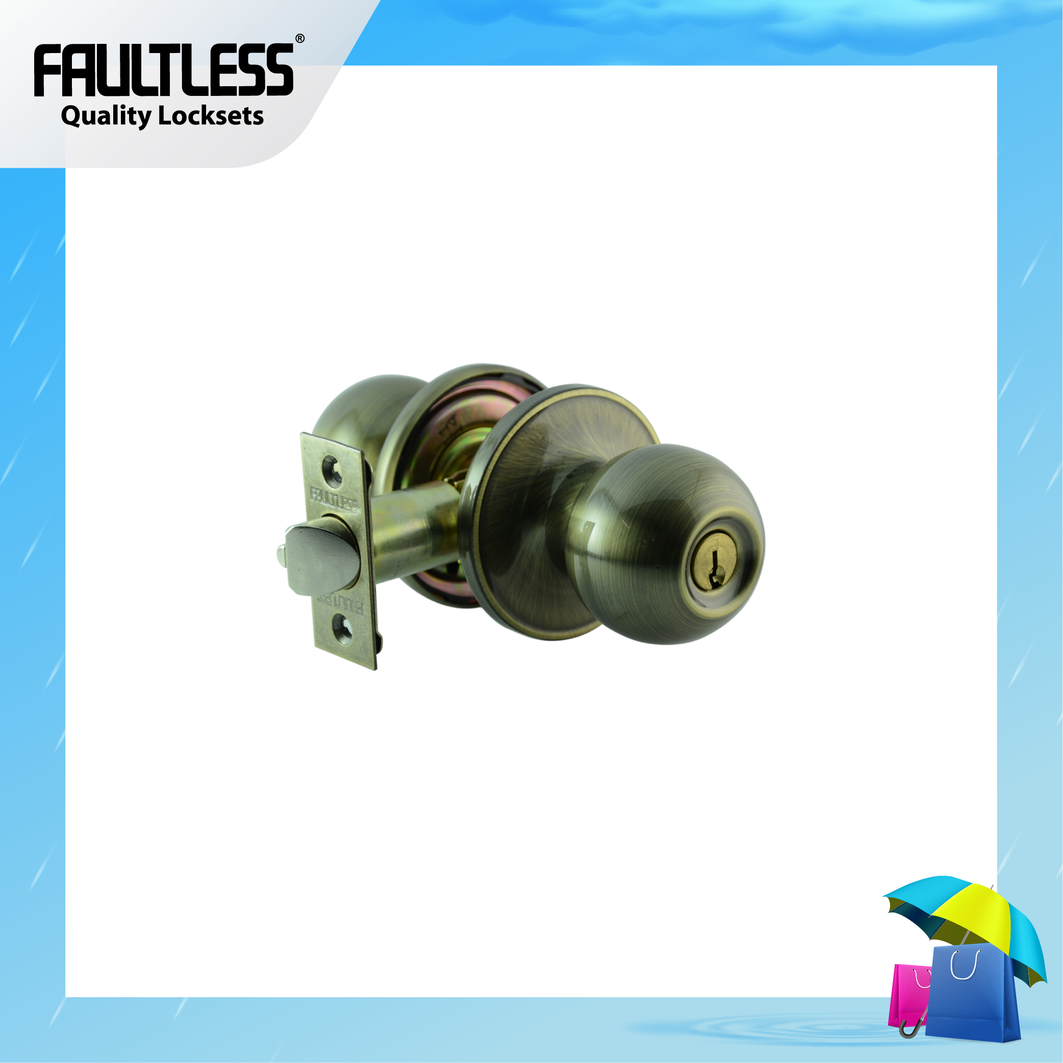 Faultless Tubular Knobset TW800_Rainy Frame-01