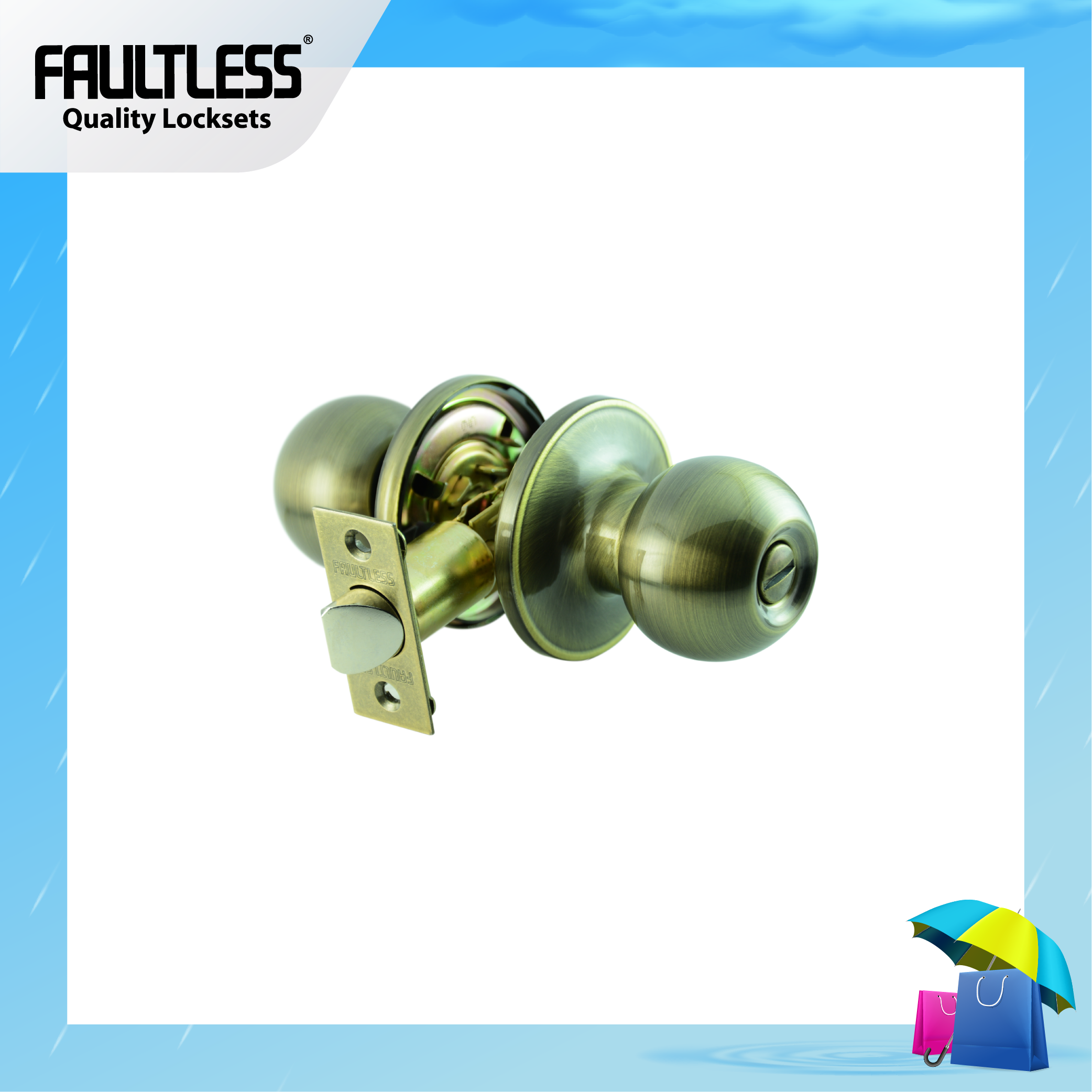 Faultless Tubular Knobset TW810_Rainy Frame-01