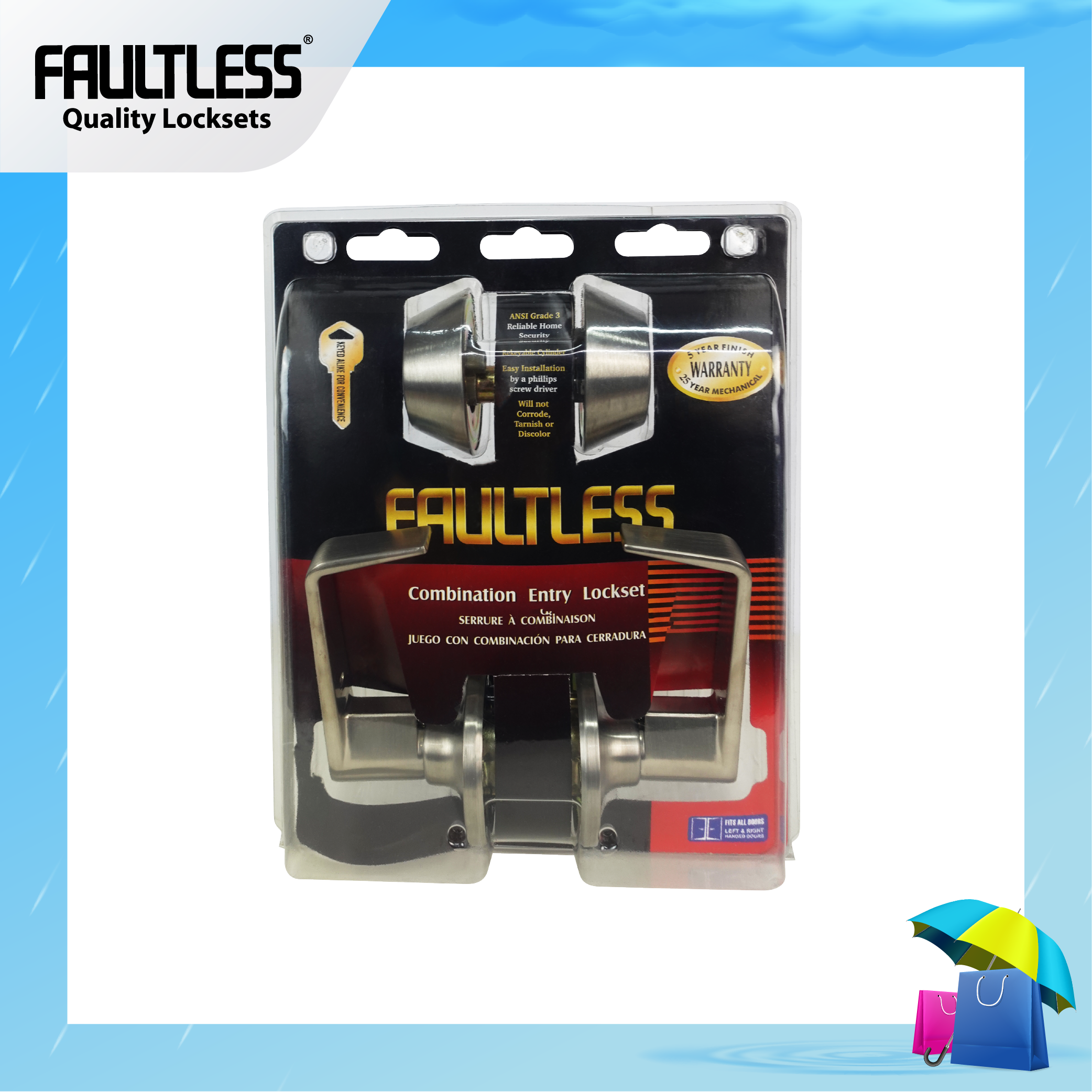 Faultless Leverset Combination - MU622B_Rainy Frame-01