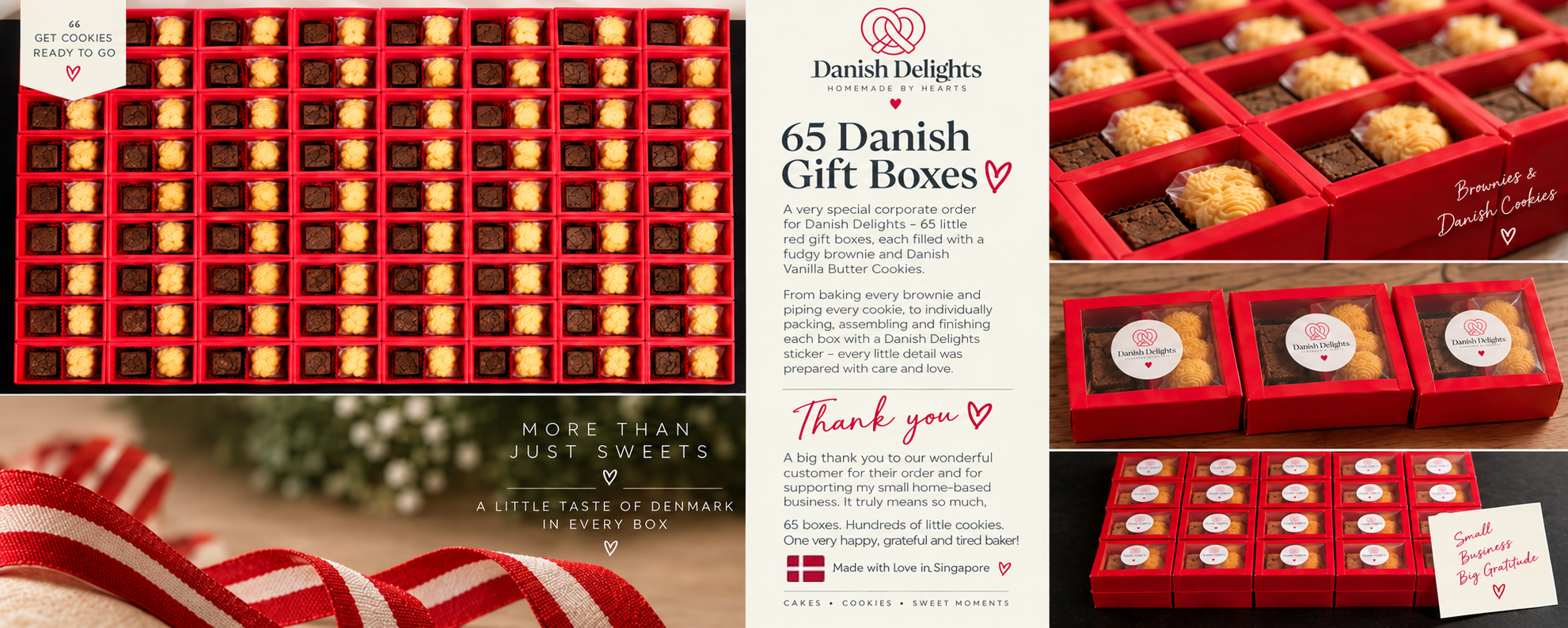 65 Danish Gift Boxes, Made with Care
