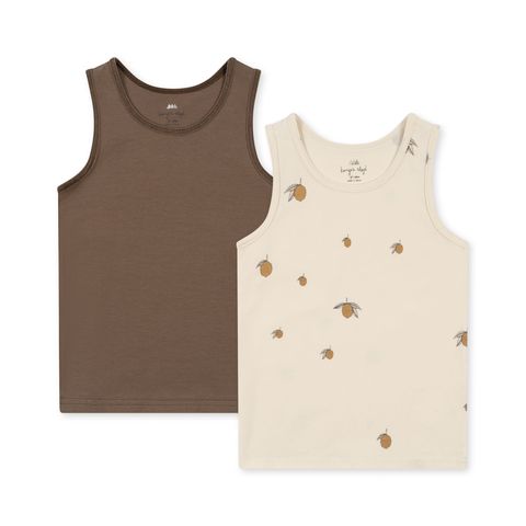 KS4638 - BASIC 2 PACK TANKTOP GOTS - LEMON-SHITAKE - Main