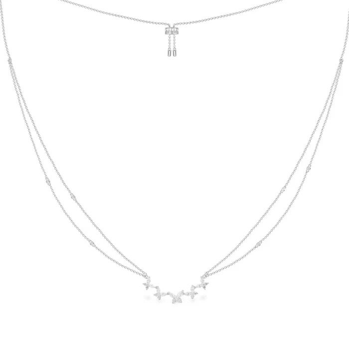 AC6202OX-butterflies-double-chain-adjustable-necklace-silver-apm-monaco-jewelry-1