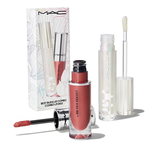 熱吻拍檔唇妝組（超鎖吻霧感唇釉#Bodacious:超透亮冰晶潤唇露#Frosting）