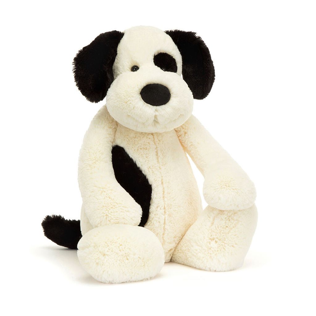 黑白小狗 51cm Bashful Black & Cream Puppy