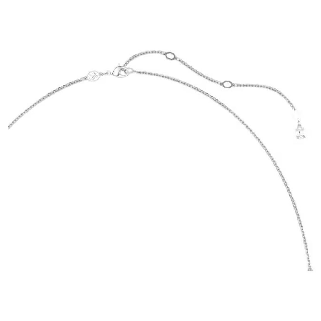 snake-項鏈--水晶珍珠--混合式切割--蛇年--白色--鍍白金色-swarovski-5698893 (3)