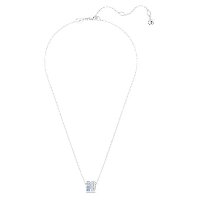 connexus-鏈墜--混合式切割--`love-is-around`--藍色--鍍白金色-swarovski-5690042 (1)