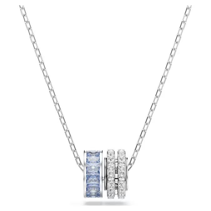 connexus-鏈墜--混合式切割--`love-is-around`--藍色--鍍白金色-swarovski-5690042