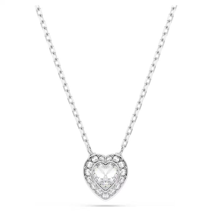 ariana-grande-x-swarovski-鏈墜--混合式切割--心形--白色--鍍白金色-swarovski-5720852