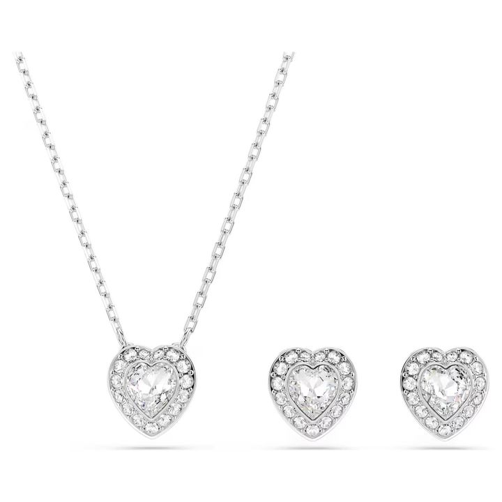 ariana-grande-x-swarovski-套裝--混合式切割--心形--白色--鍍白金色-swarovski-5720849