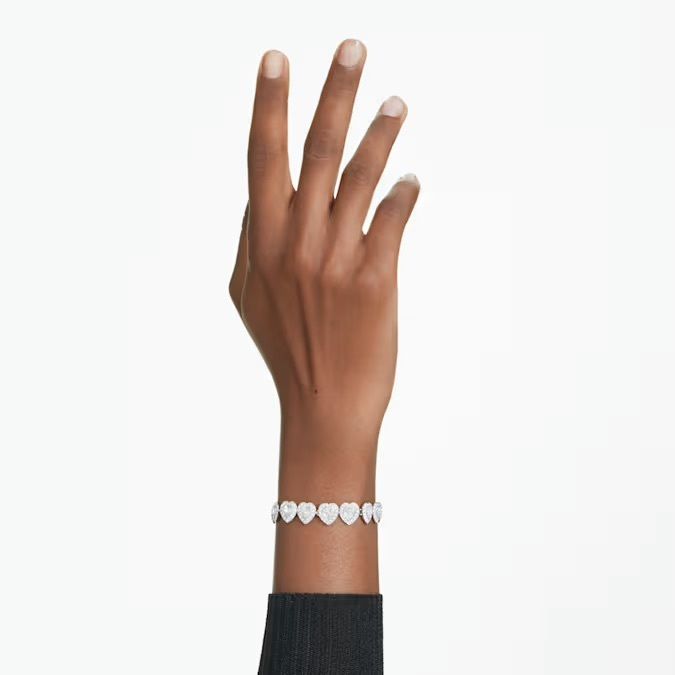 ariana-grande-x-swarovski-tennis-手鏈--混合式切割--心形--白色--鍍白金色-swarovski-5720860 (1)