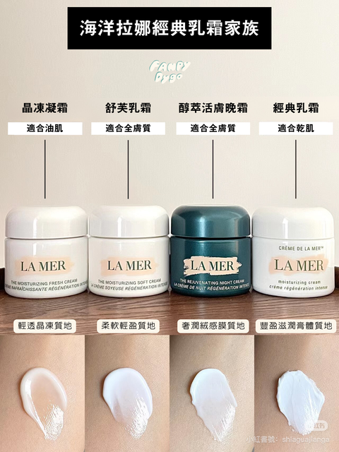 海洋拉娜經典乳霜家族